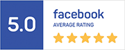 Facebook average rating logo